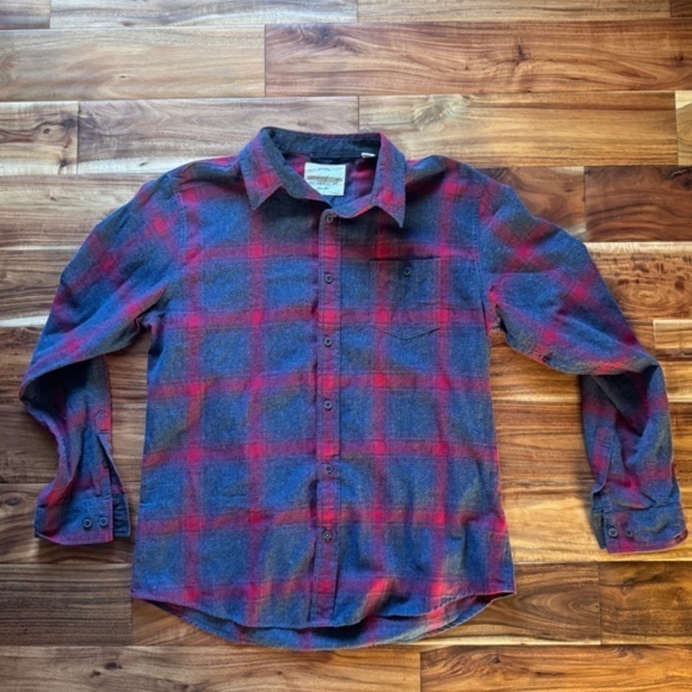 Weatherproof Vintage Brand Red and Blue Plaid Shirt